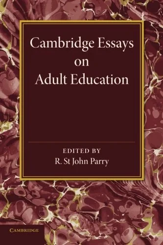 Coperta cărții "Cambridge Essays on Adult Education" de R. St John Parry