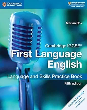 Coperta cărții "Cambridge IGCSE® First Language English Language and Skills Practice Book (Cambridge International IGCSE)" de Marian Cox