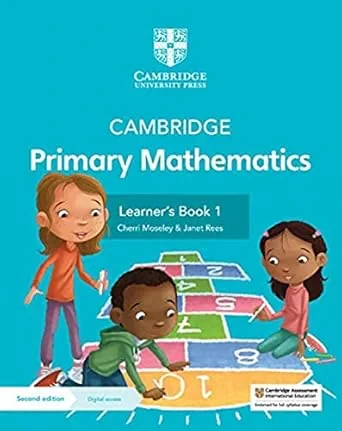 Coperta cărții "Cambridge Primary Mathematics Learner's Book 1 with Digital Access (1 Year) (Cambridge Primary Maths) 2nd Edition" de Cherri Moseley, Janet Rees