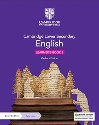 Coperta cărții "Cambridge Lower Secondary English Learner's Book 8 with Digital Access (1 Year)" de Graham Elsdon