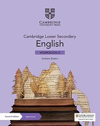 Coperta cărții "Cambridge Lower Secondary English Workbook 8 with Digital Access (1 Year)" de Graham Elsdon
