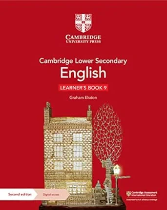 Coperta cărții "Cambridge Lower Secondary English Learner's Book 9 with Digital Access (1 Year)" de Graham Elsdon