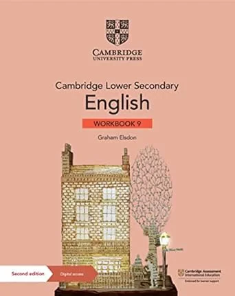 Coperta cărții "Cambridge Lower Secondary English Workbook 9 with Digital Access (1 Year)" de Graham Elsdon
