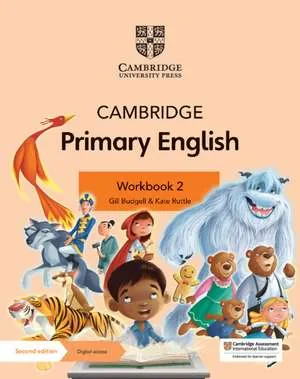 Coperta cărții "Cambridge Primary English Workbook 2 with Digital Access " de Gill Budgell, Kate Ruttle