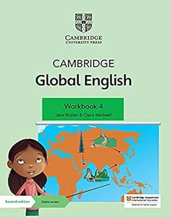 Coperta cărții "Cambridge Global English + Digital Access 1 Year: For Cambridge Primary English As a Second Language (Cambridge Primary Global English, 4)" de Kathryn Harper, Jane Boylan, Claire Medwell