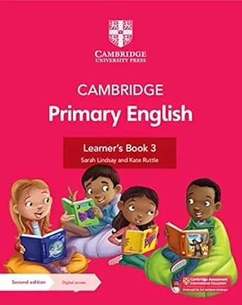 Coperta cărții "Cambridge Primary English Learner's Book 3 with Digital Access " de Kate Ruttle, Sarah Lindsay