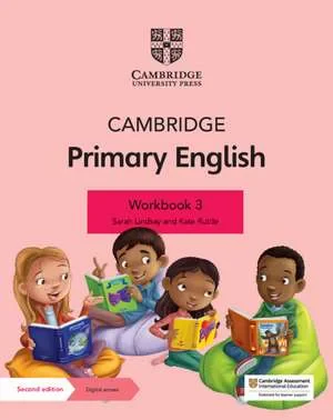 Coperta cărții "Cambridge Primary English Workbook 3 with Digital Access " de Kate Ruttle, Sarah Lindsay