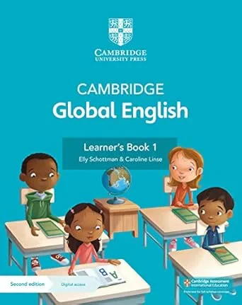 Coperta cărții "Cambridge Global English Learner's Book 1: For Cambridge Primary English As a Second Language (Cambridge Global English, 1)" de Caroline Linse, Elly Schottman