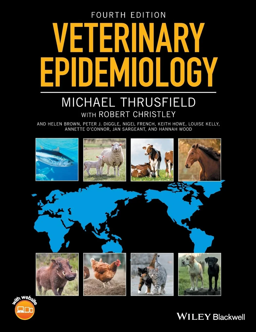 Coperta cărții "Veterinary Epidemiology, 4th Edition" de Michael Thrusfield