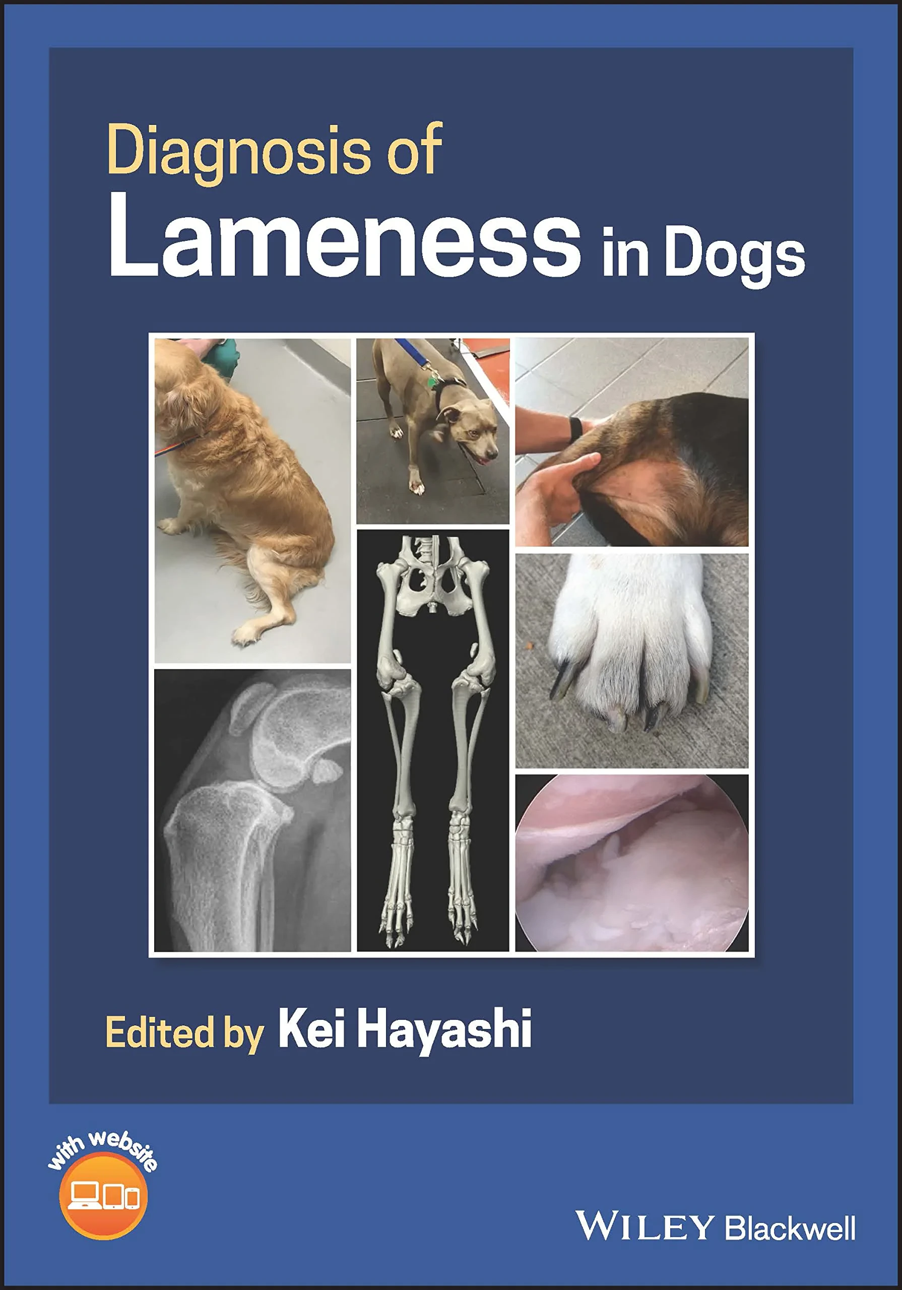 Coperta cărții "Diagnosis of Lameness in Dogs" de K Hayashi