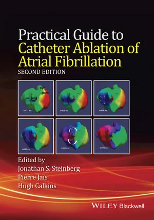 Coperta cărții "Practical Guide to Catheter Ablation of Atrial Fibrillation" de Jonathan S. Steinberg, Pierre Jais, Hugh Calkins