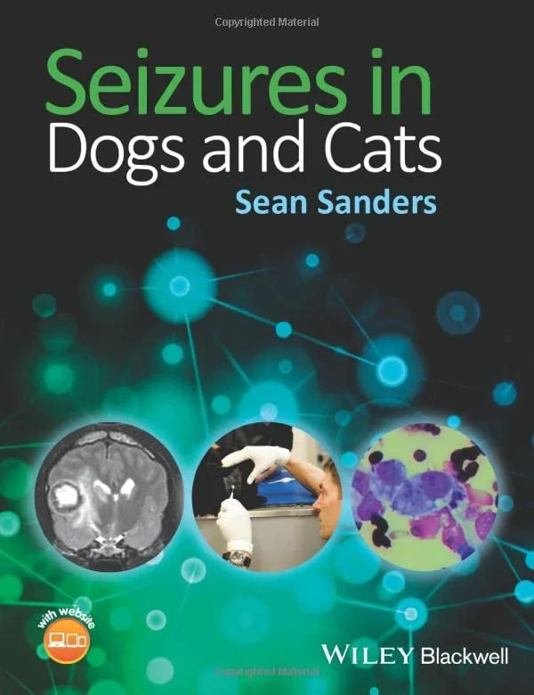 Coperta cărții "Seizures in Dogs and Cats " de Sean Sanders