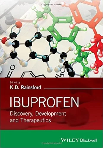 Coperta cărții "Ibuprofen: Discovery, Development and Therapeutics 1st Edition" de K. D. Rainsford