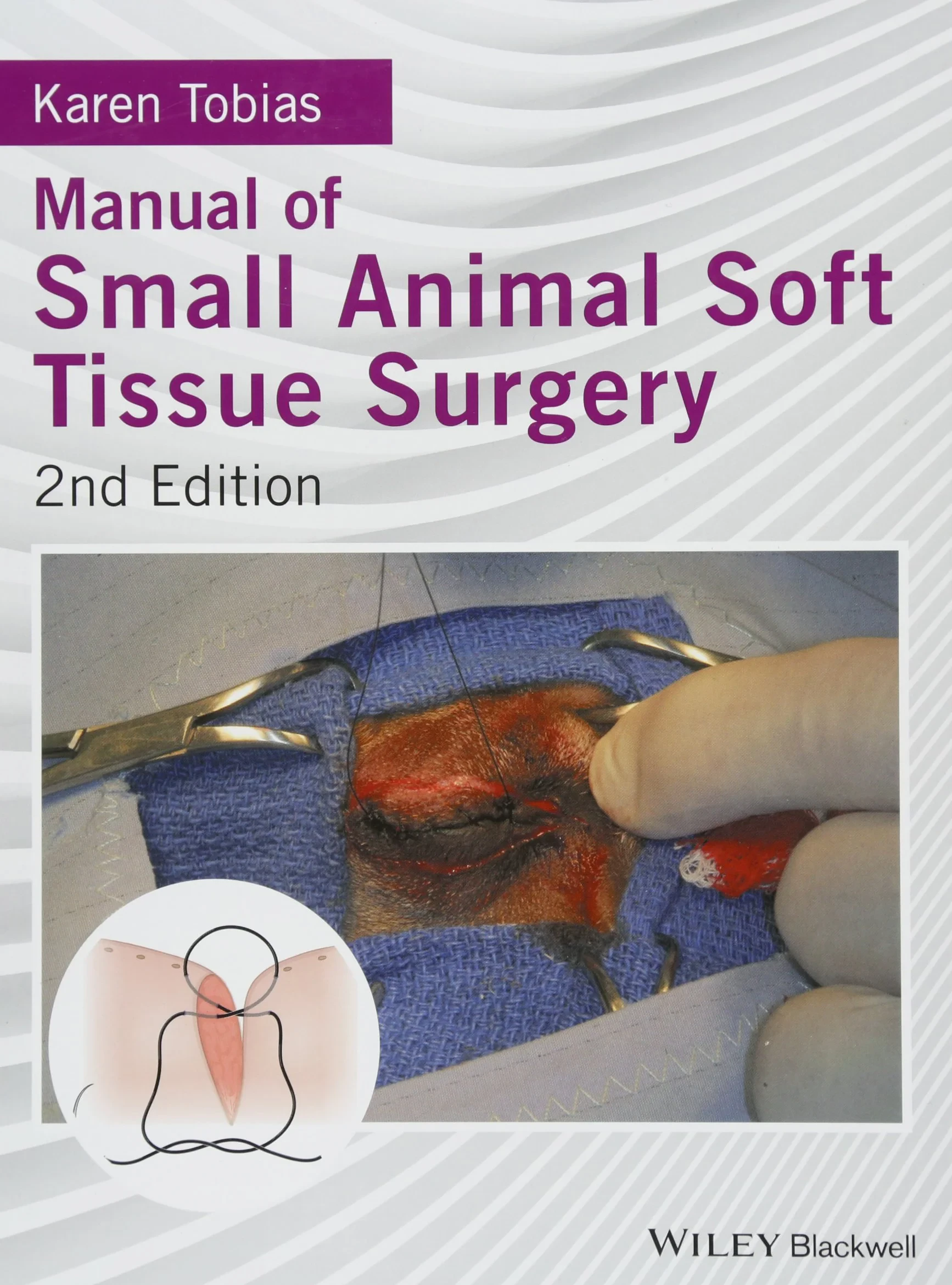 Coperta cărții "Manual of Small Animal Soft Tissue Surgery" de Karen Tobias