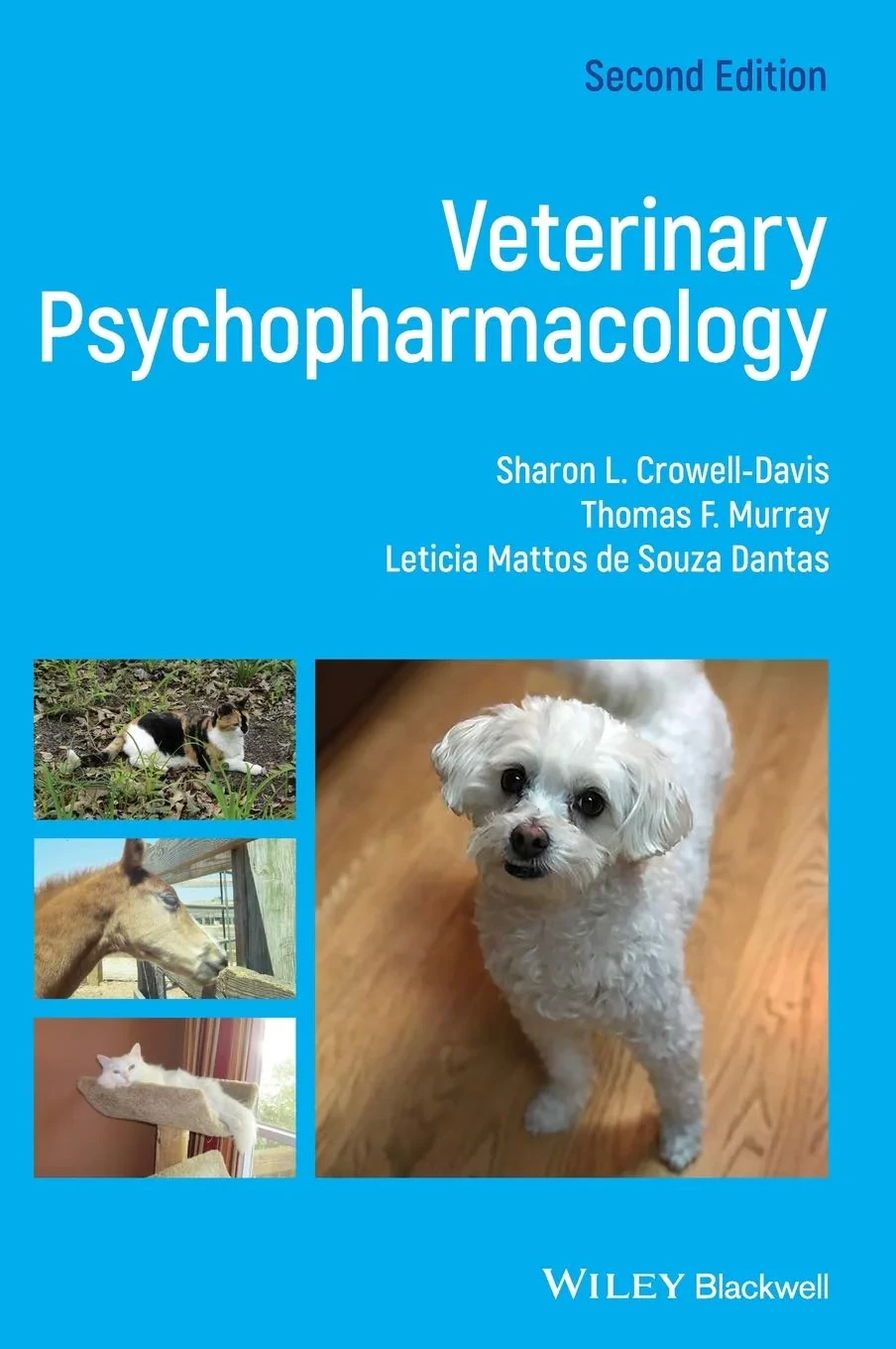 Coperta cărții "Veterinary Psychopharmacology" de Sharon L. Crowell-Davis
