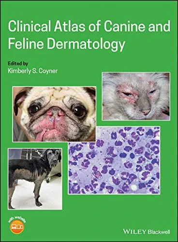 Coperta cărții "Clinical Atlas of Canine and Feline Dermatology" de Kimberly S. Coyner