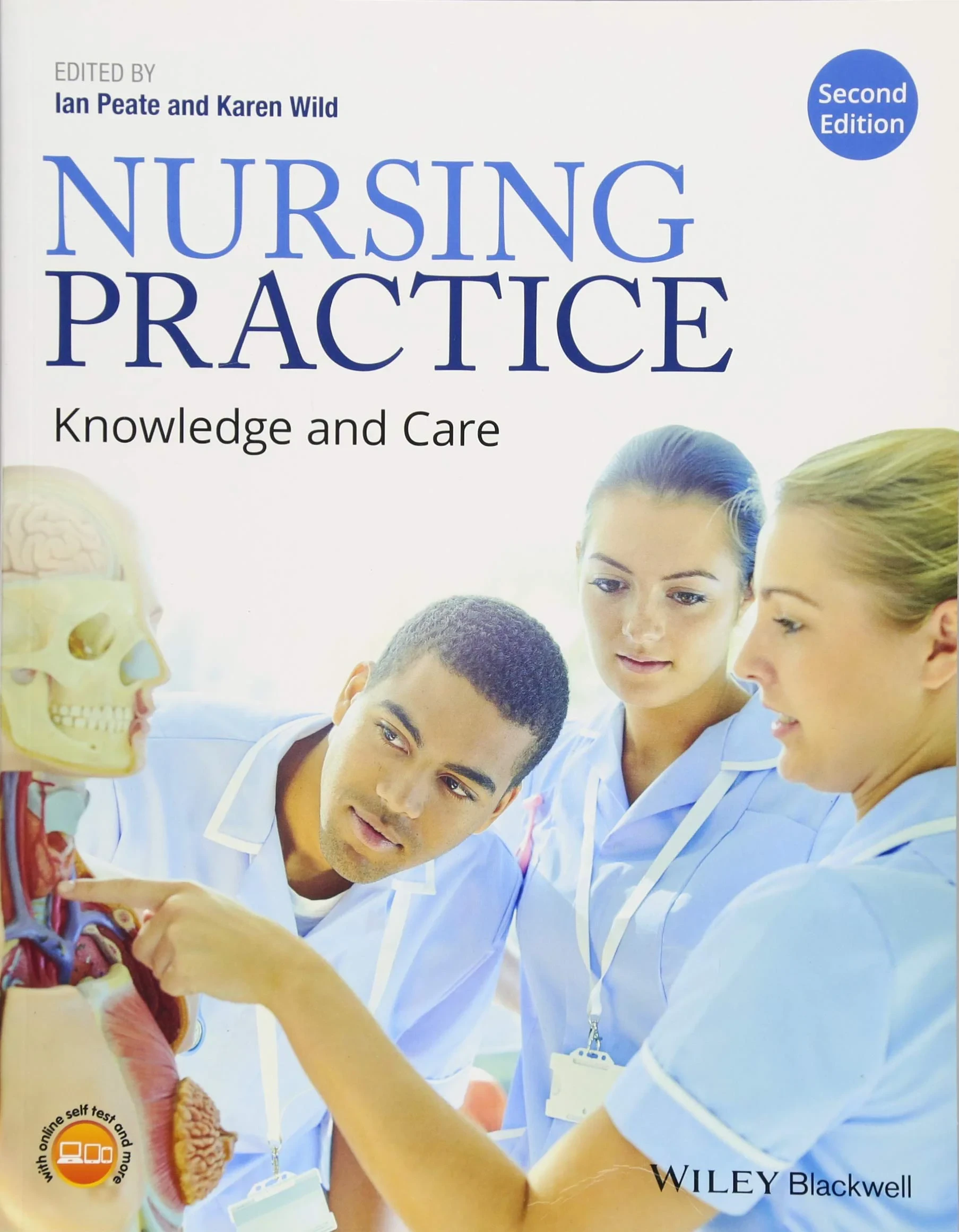 Coperta cărții "Nursing Practice: Knowledge and Care" de Ian Peate, Karen Wild