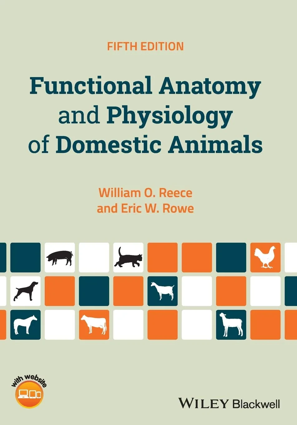 Coperta cărții "Functional Anatomy and Physiology of Domestic Animals, 5th Edition " de William O. Reece, Eric W. Rowe