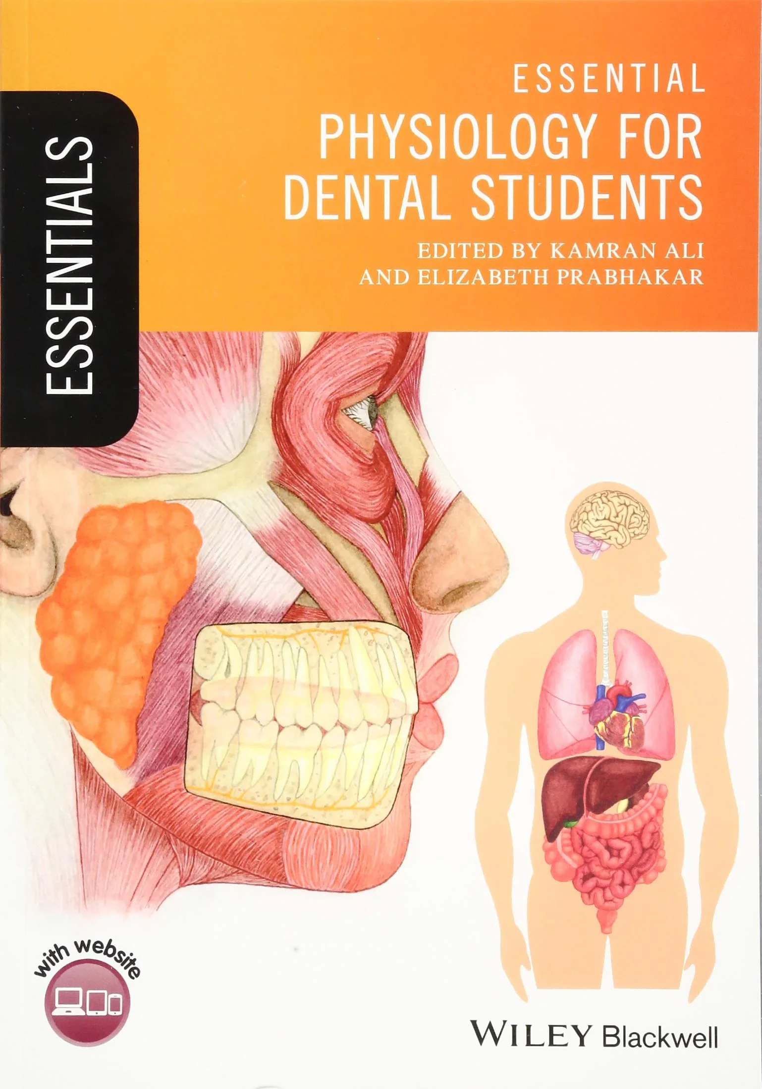 Coperta cărții "Essential Physiology for Dental Students" de Kamran Ali, Elizabeth Prabhakar