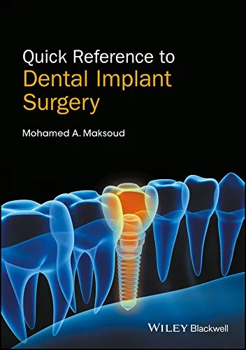 Coperta cărții "Quick Reference to Dental Implant Surgery" de Mohamed A. Maksoud