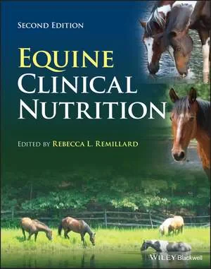 Coperta cărții "Equine Clinical Nutrition" de Rebecca L. Remillard