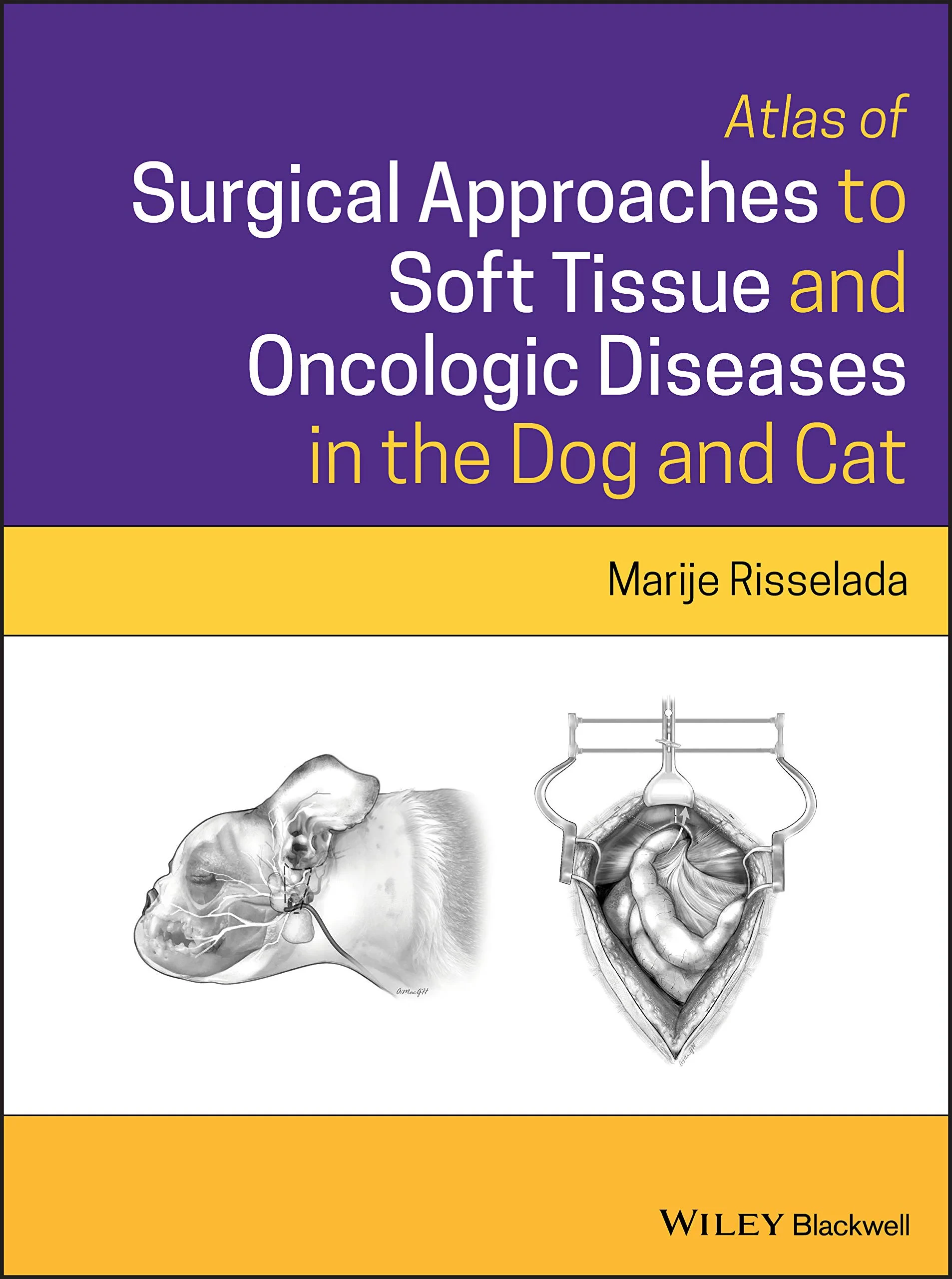 Coperta cărții "Atlas of Surgical Approaches to Soft Tissue and Oncologic Diseases in the Dog and Cat" de Marije Risselada