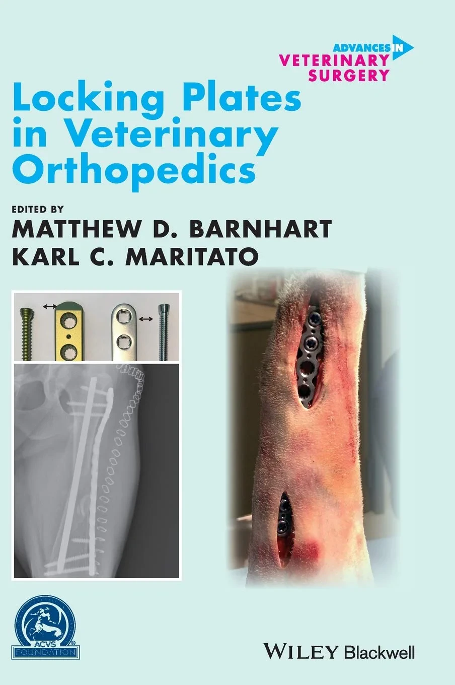 Coperta cărții "Locking Plates in Veterinary Orthopedics " de MD Barnhart