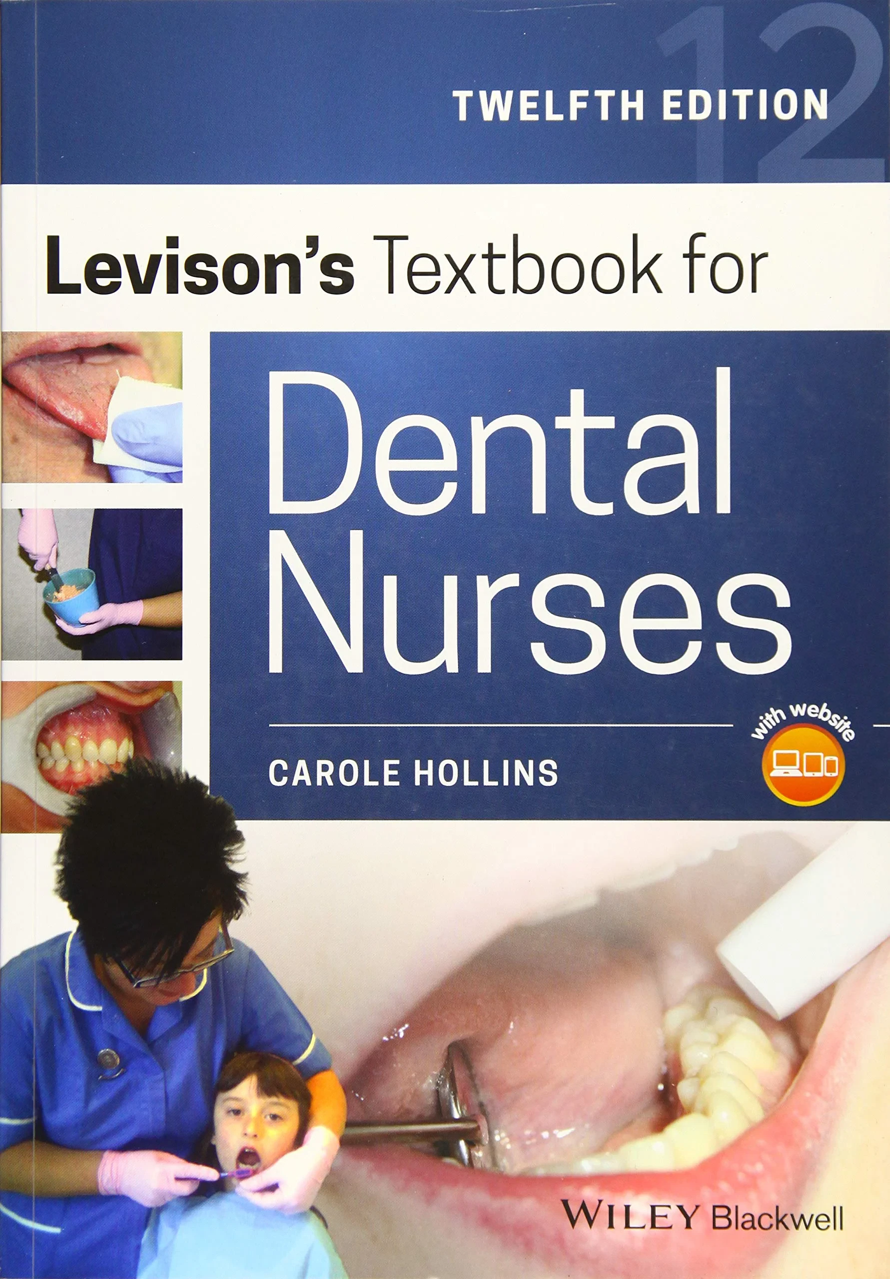 Coperta cărții "Levison's Textbook for Dental Nurses, 12th Edition " de Carole Hollins