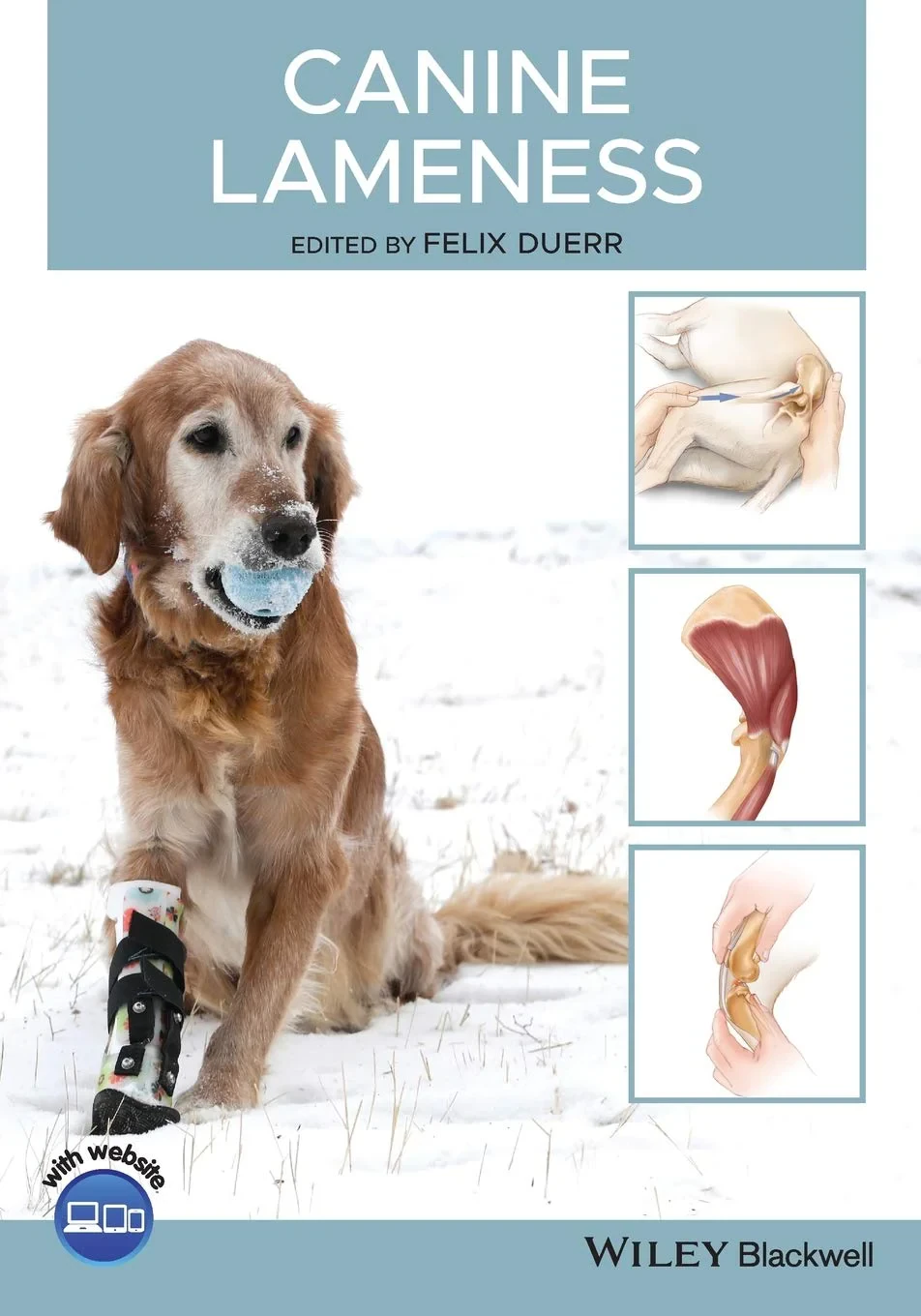Coperta cărții "Canine Lameness" de Felix Duerr