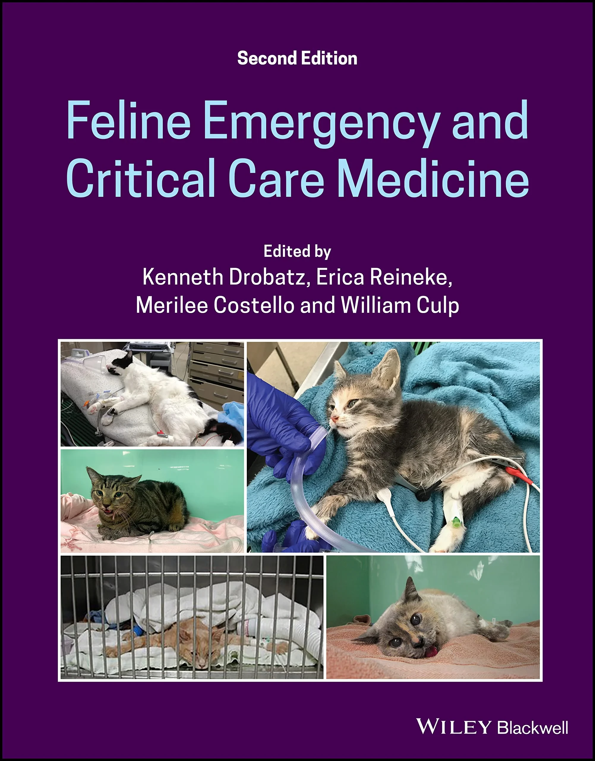 Coperta cărții "Feline Emergency and Critical Care Medicine" de Drobatz