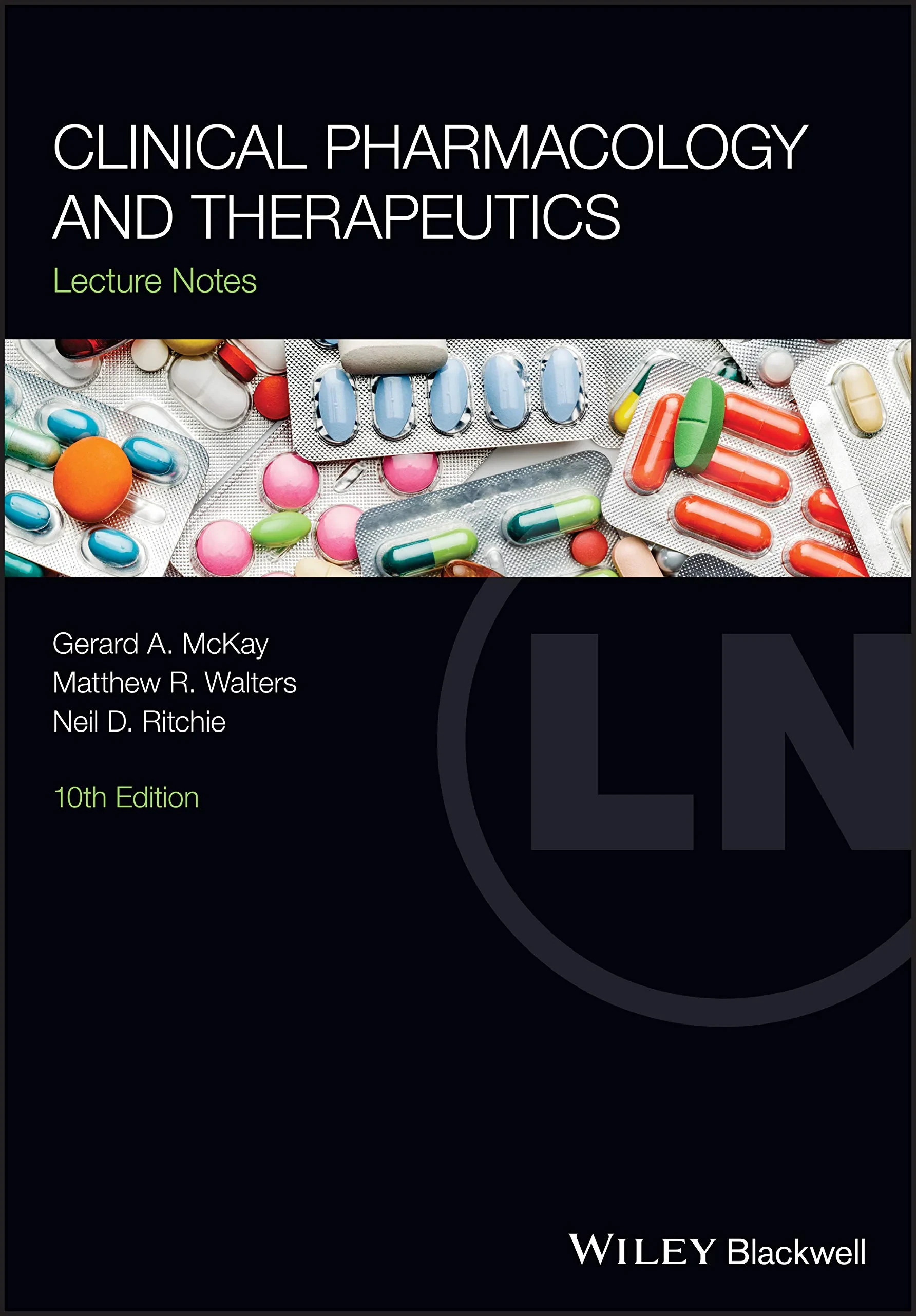 Coperta cărții "Clinical Pharmacology and Therapeutics" de Gerard A. McKay, Matthew R. Walters, Neil D. Ritchie