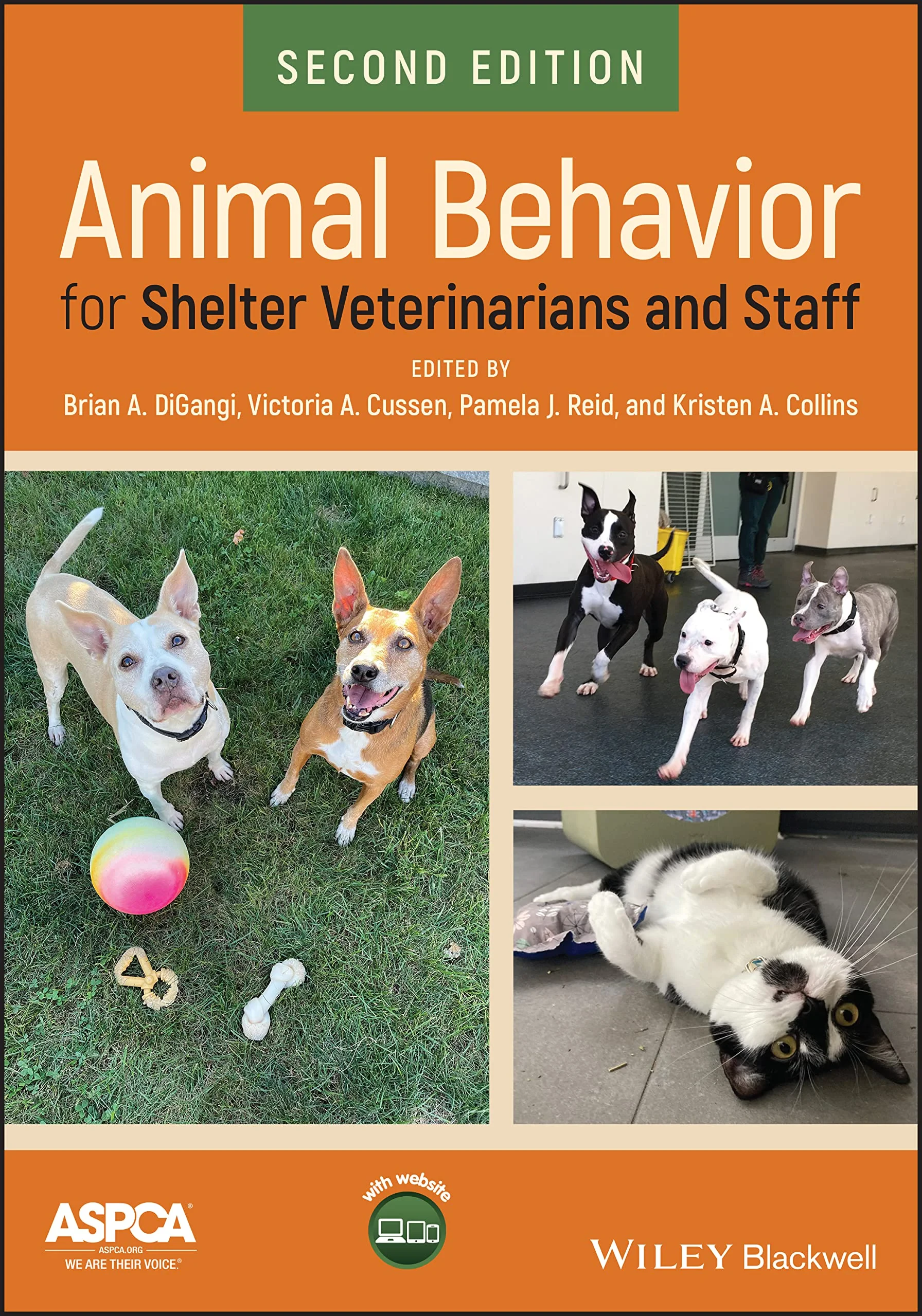 Coperta cărții "Animal Behavior for Shelter Veterinarians and Staff" de BA DiGangi