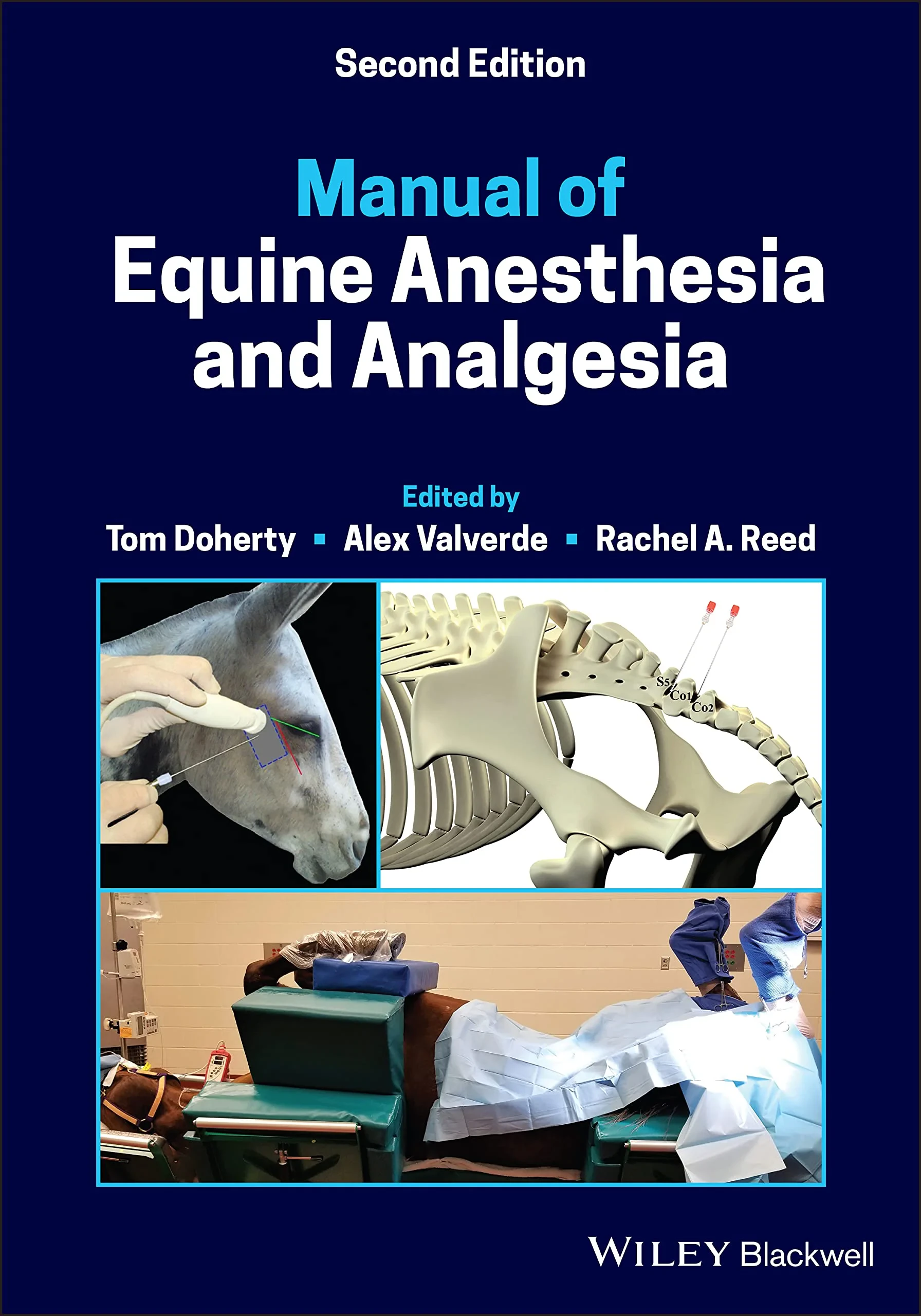Coperta cărții "Manual of Equine Anesthesia and Analgesia" de Tom Doherty (Editor), Alexander Valverde (Editor), Rachel A. Reed (Editor)