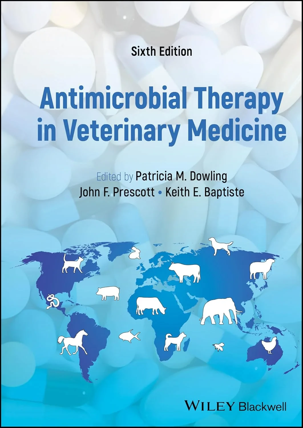 Coperta cărții "Antimicrobial Therapy in Veterinary Medicine" de PM Dowling