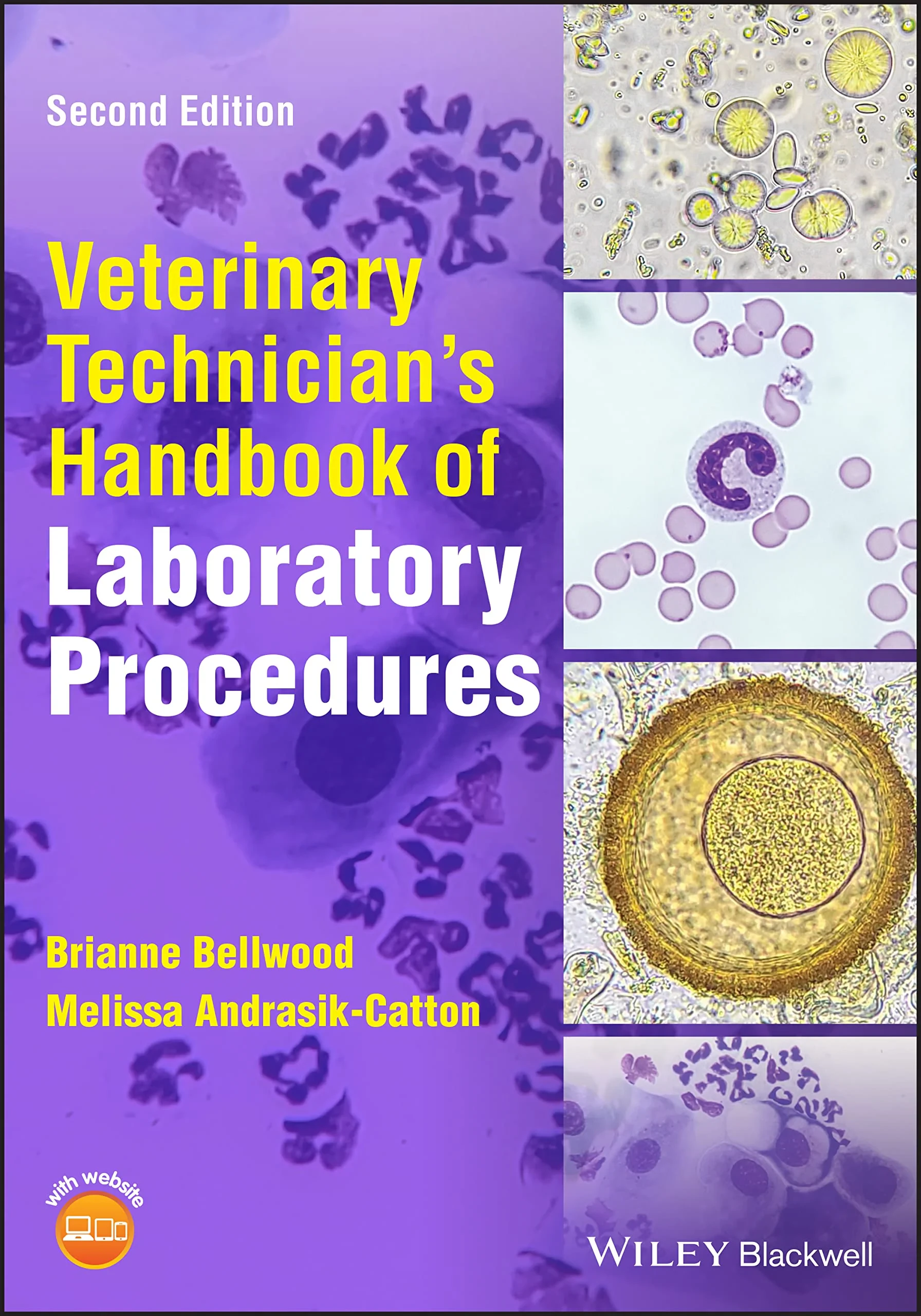 Coperta cărții "Veterinary Technician’s Handbook of Laboratory Procedures" de Melissa Andrasik-Catton, Brianne Bellwood