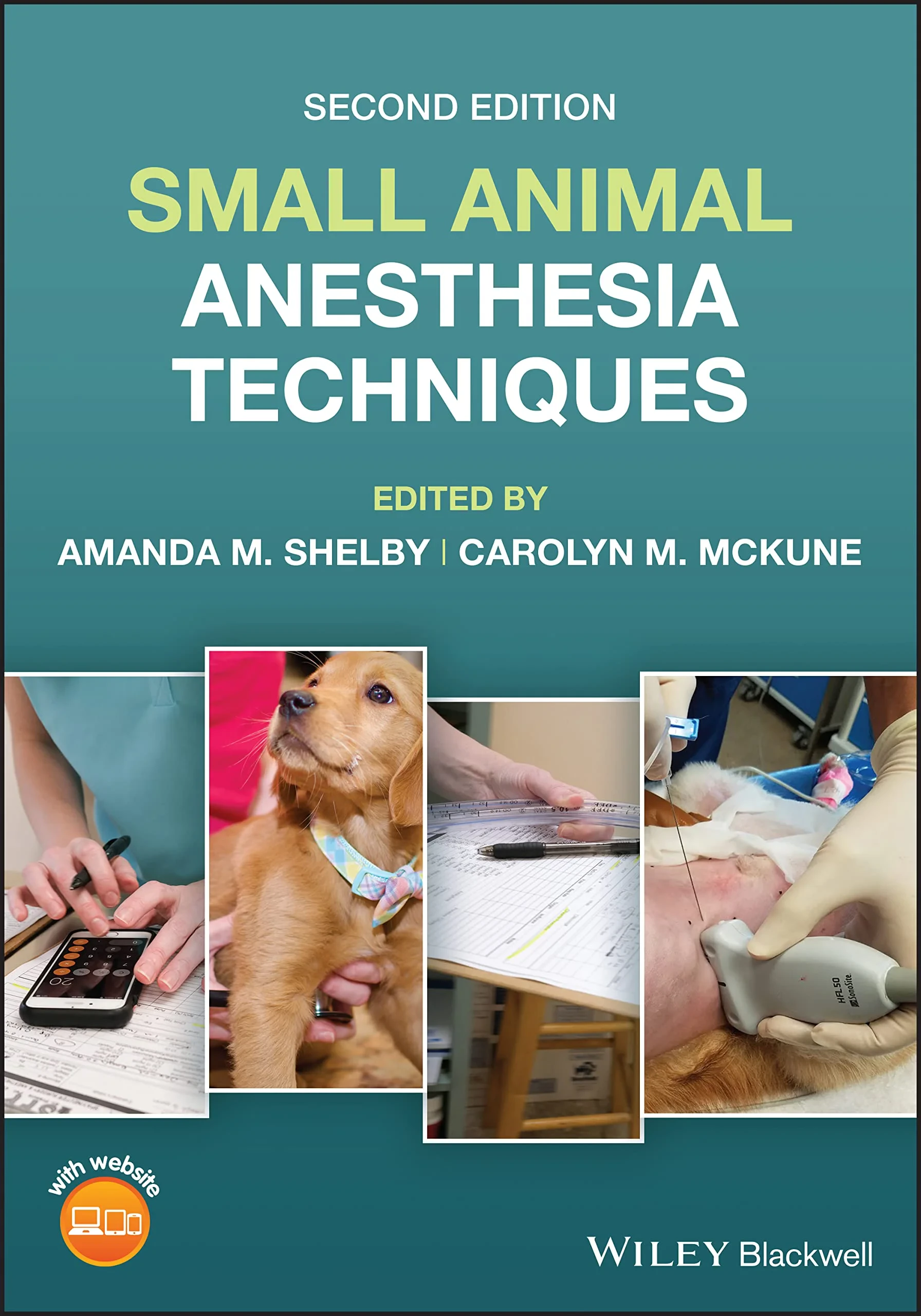 Coperta cărții "Small Animal Anesthesia Techniques, 2nd Edition" de AM Shelby