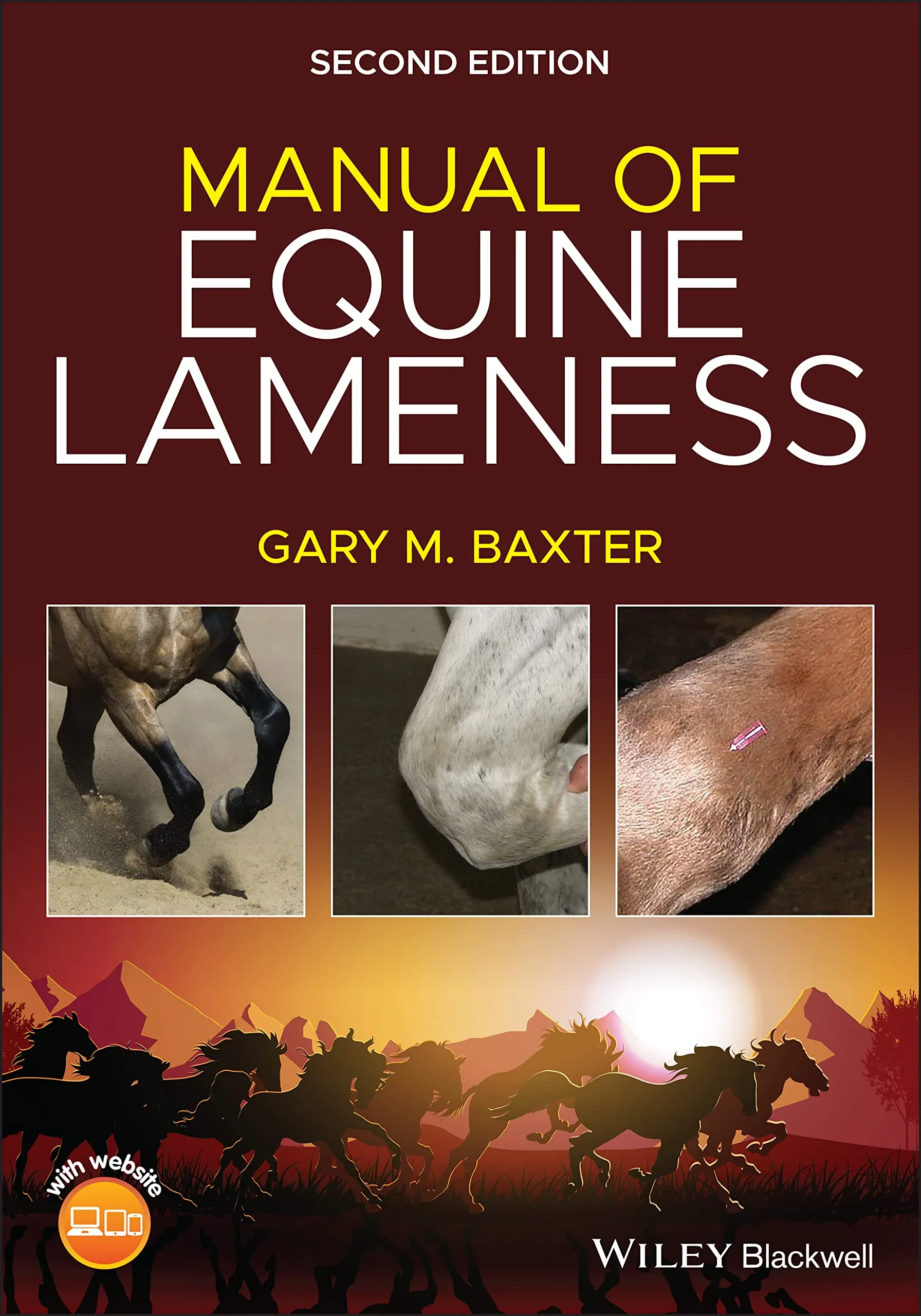 Coperta cărții "Manual of Equine Lameness 2nd Edition" de Gary M. Baxter