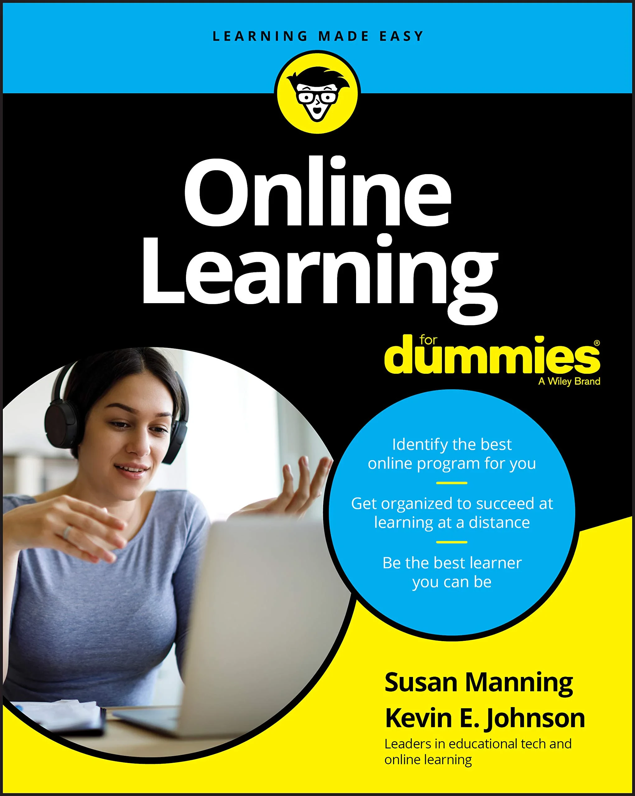 Coperta cărții "Online Learning For Dummies" de Susan Manning, Kevin E. Johnson (