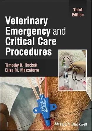 Coperta cărții "Veterinary Emergency and Critical Care Procedures" de Timothy B. Hackett, Elisa M. Mazzaferro