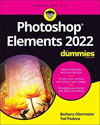 Coperta cărții "Photoshop Elements 2022 For Dummies " de Barbara Obermeier