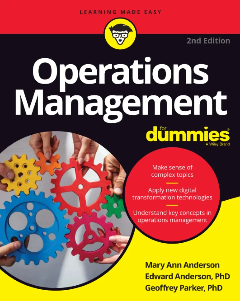 Coperta cărții "Operations Management For Dummies " de Mary Ann Anderson, Edward J. Anderson, Geoffrey Parker