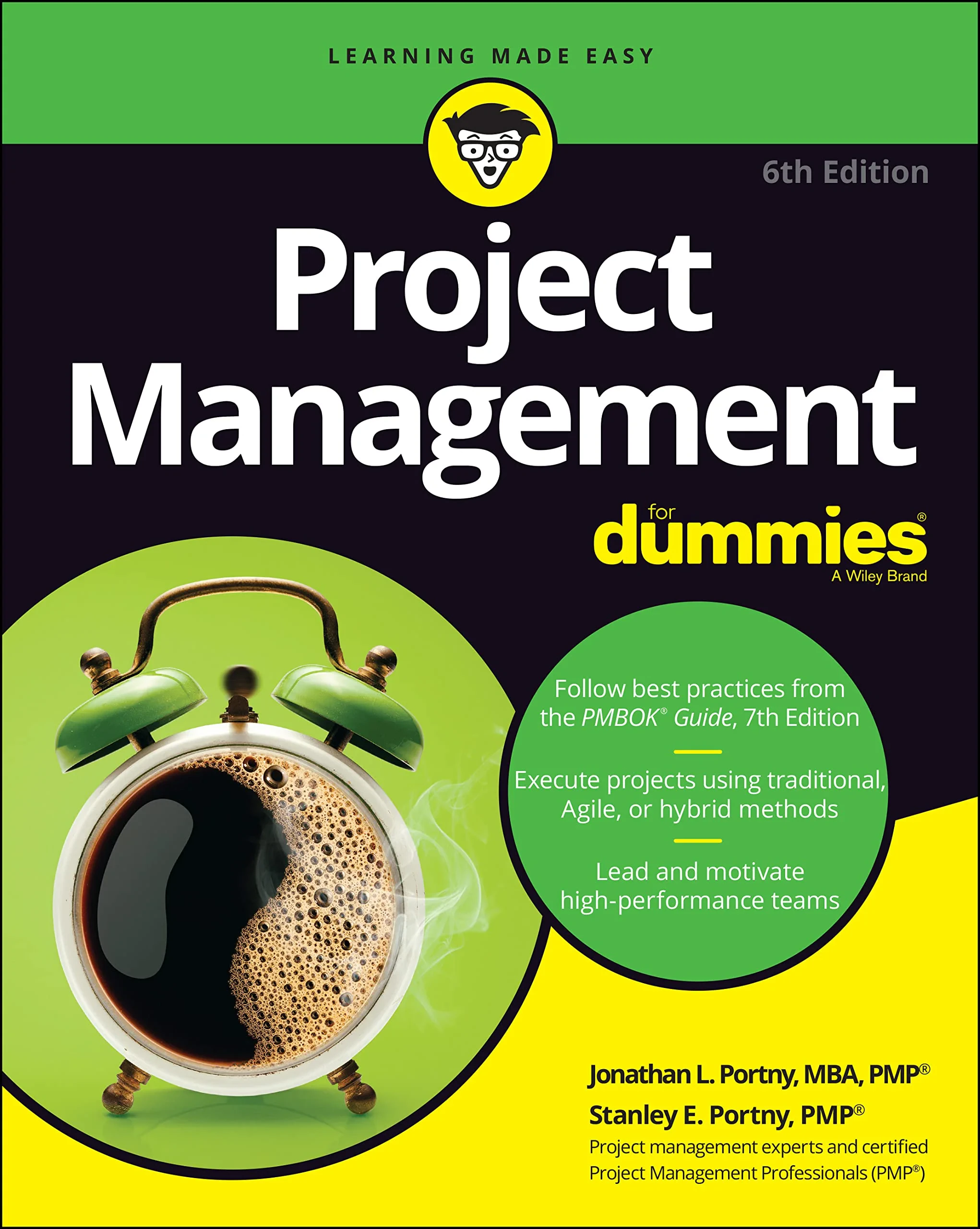 Coperta cărții "Project Management For Dummies, 6th Edition" de Stanley E. Portny, Jonathan L. Portny