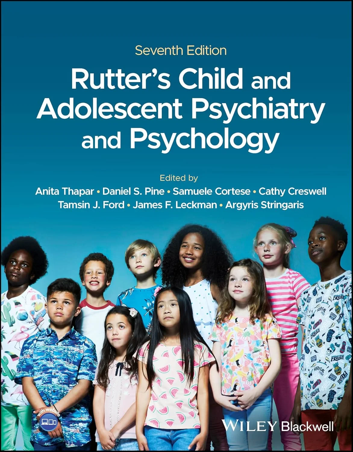 Coperta cărții "Rutter's Child and Adolescent Psychiatry and Psychology" de Anita Thapar, Argyris Stringaris, Cathy Creswell, Daniel S. Pine, James F. Leckman, Samuele Cortese, Tamsin J. Ford