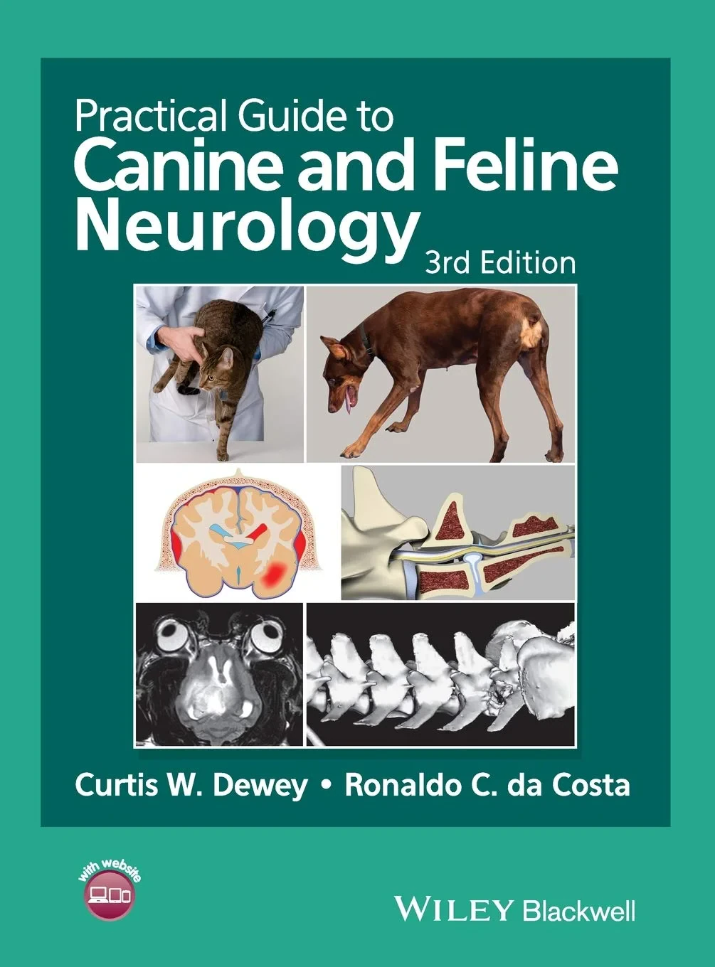 Coperta cărții "Practical Guide to Canine and Feline Neurology" de Curtis W. Dewey, Ronaldo C. da Costa