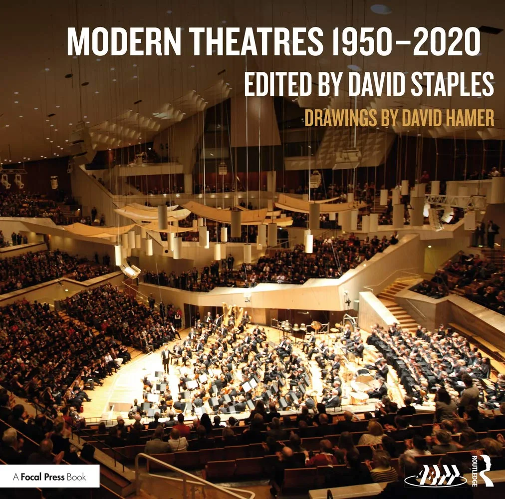Coperta cărții "Modern Theatres 1950–2020" de David Staples