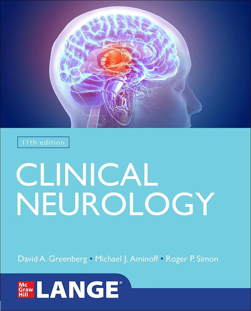 Coperta cărții "Lange Clinical Neurology, 11th Edition " de Roger Simon, David Greenberg, Michael Aminoff