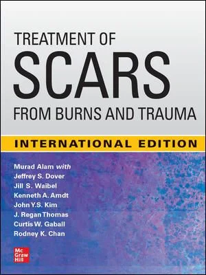Coperta cărții "Treatment of Scars from Burns and Trauma" de Murad Alam, Jill Waibel, Nathan Uebelhoer, Kenneth Arndt, Jeffrey Dover, Matthias Donelan, John Kim, Rodney Chan