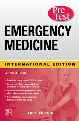 Coperta cărții "Pretest Emergency Medicine 5th edition" de Adam J. Rosh, Ciara Barclay-Buchanan