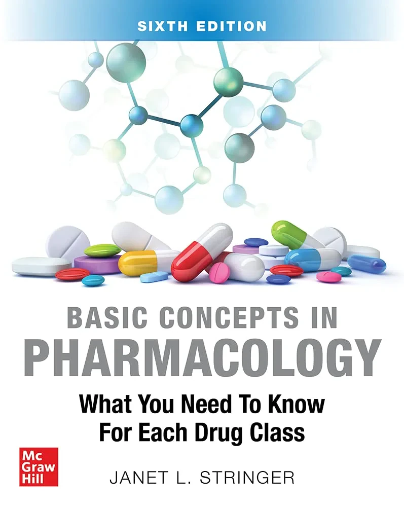 Coperta cărții "Basic Concepts in Pharmacology" de Janet L. Stringer
