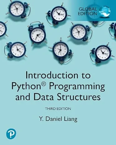 Coperta cărții "Introduction to Python Programming And Data Structures" de Y. Liang